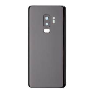 Back Cover With Camera Lens Compatible for Samsung Galaxy S9 Plus - Black